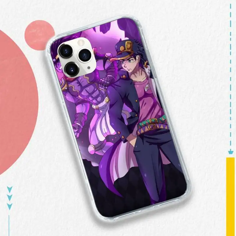 

JoJo's Bizarre Adventure JoJo Anime manga Phone Case for iPhone 11 12 mini pro XS MAX 8 7 6 6S Plus X 5S SE 2020 XR
