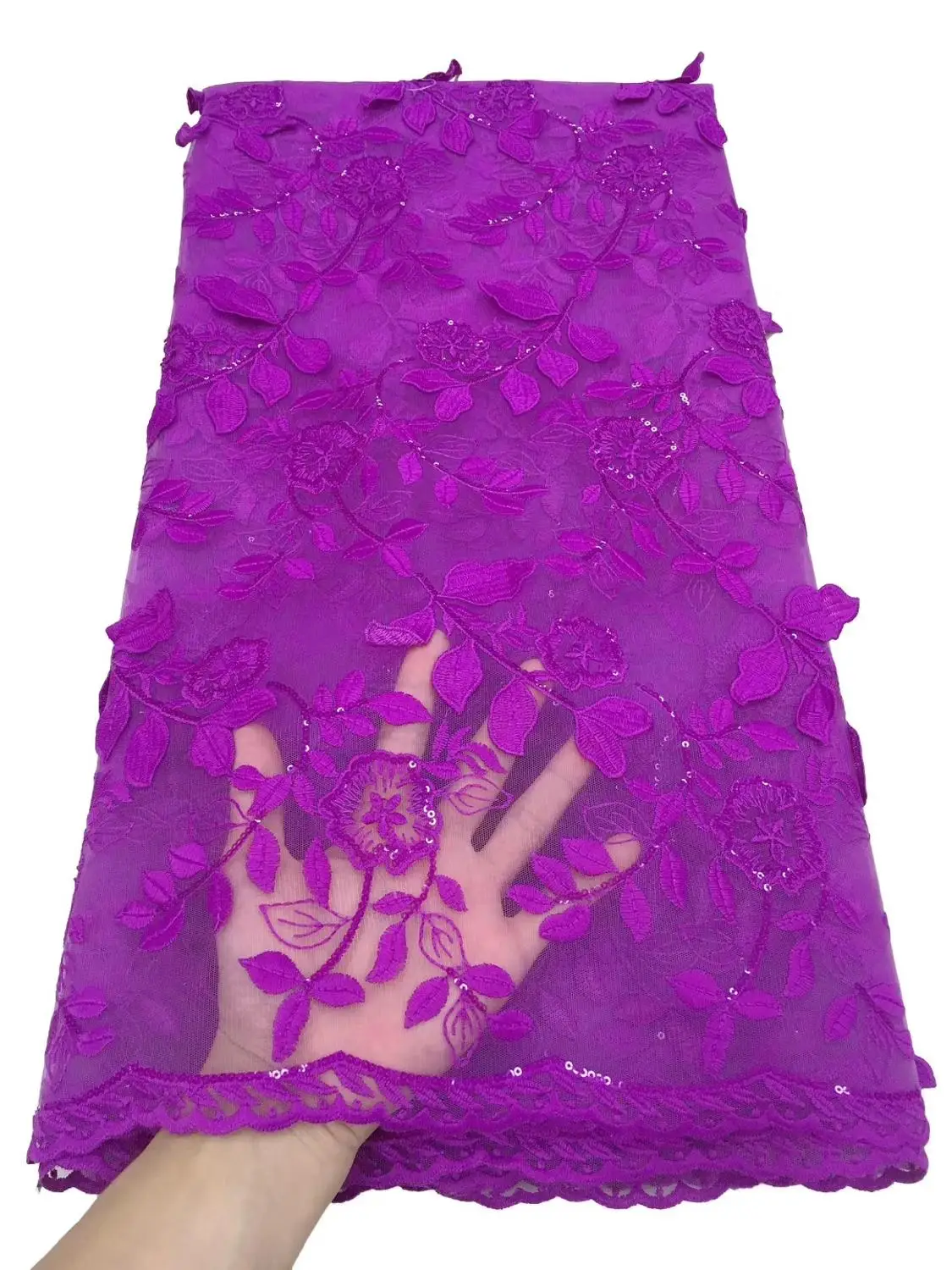 

MIQIER High Quality African nigerian tulle Lace Fabric cotton fabric Water Soluble fabric for sewing nigerian dress Swiss j63