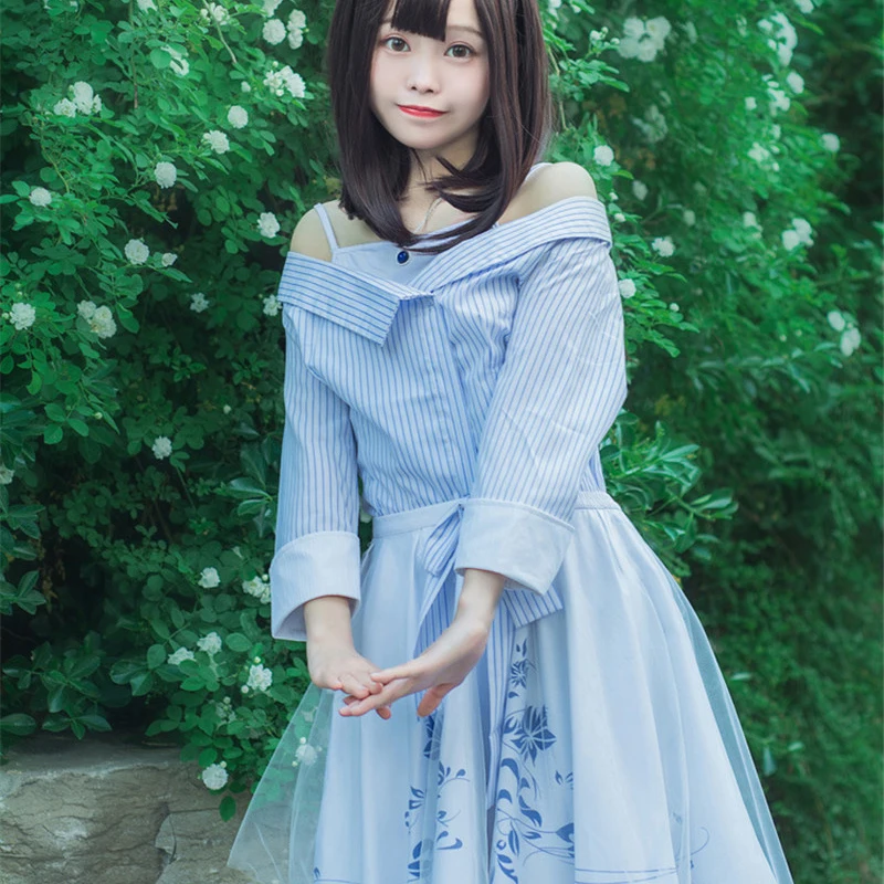 Новинка 2020 повседневное милое платье для девочек костюмы косплей на Хэллоуин с