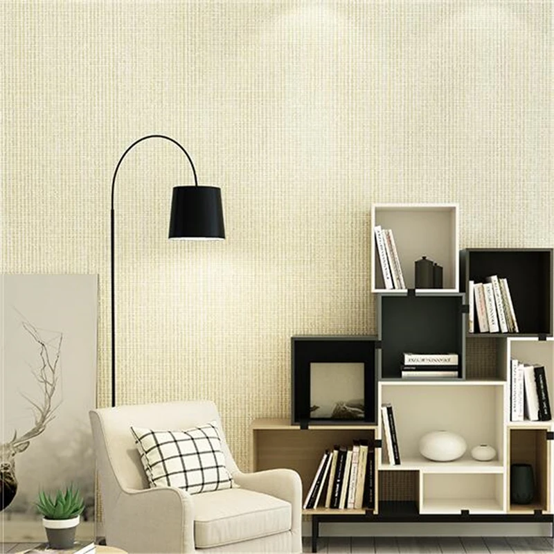 

WELLYU Simple modern non-woven solid color wallpaper living room bedroom study backdrop wallpaper Nordic restaurant wallpaper