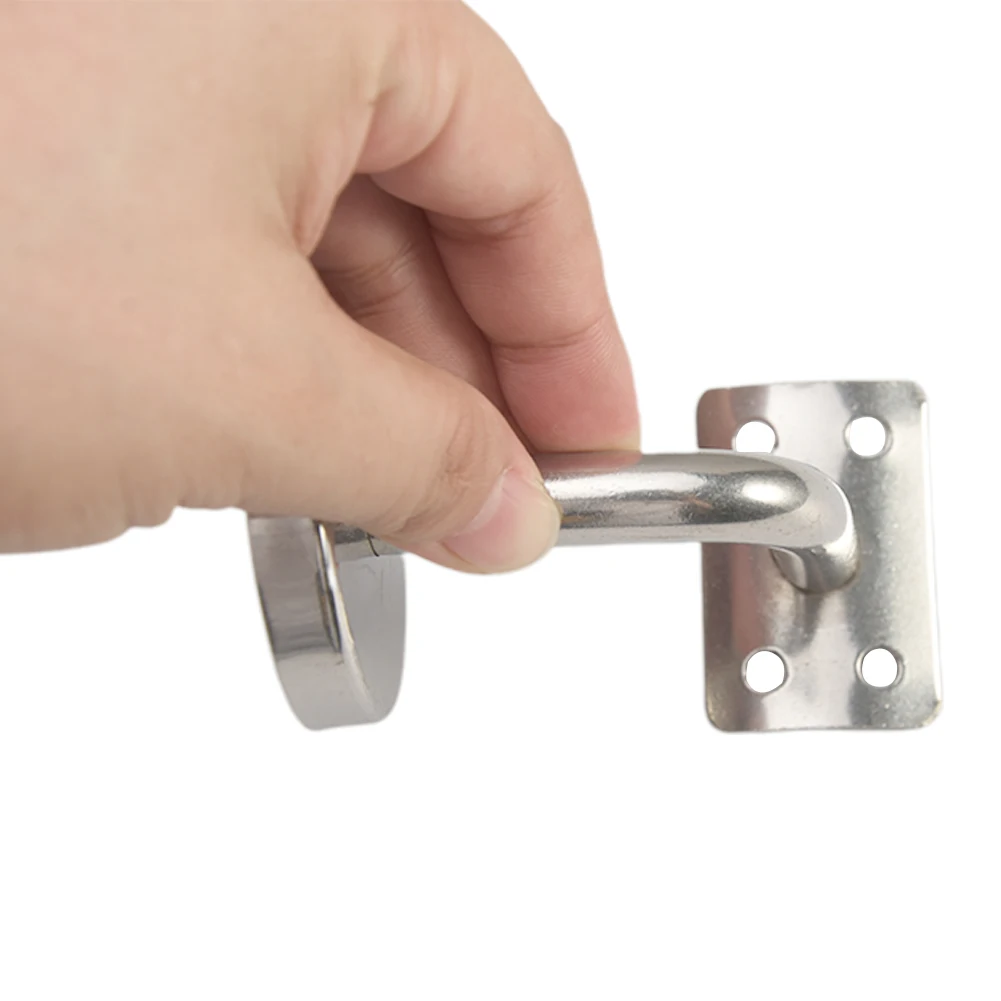 Wall Brackets Brushed Stainless Steel Handrail Stair Mounted Support Hand Rail Railing Guardrail #0304 |