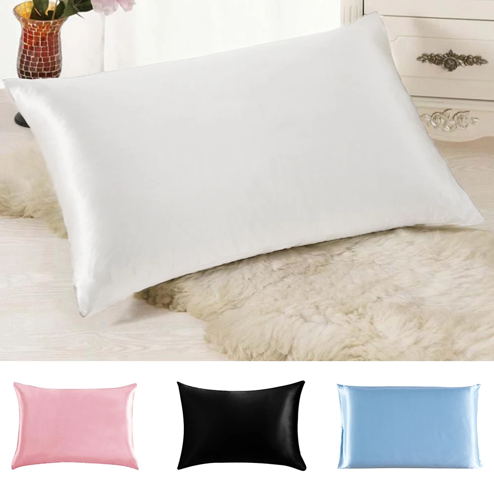 Двухсторонняя шелковая имитация рождественской наволочки сатиновая наволочка