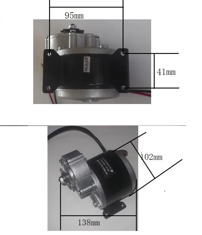 Permanent magnet DC brushed reduction motor MY1016Z3-350W 36V 24V electric tricycle accessories | Обустройство дома