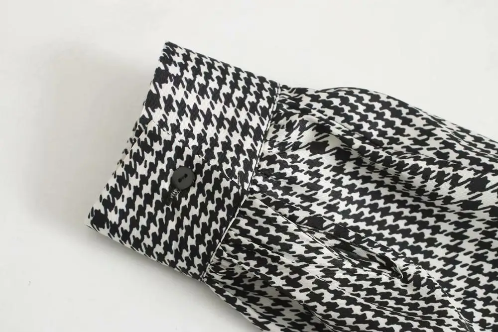 Новинка 2020 женское винтажное платье средней длины с v образным вырезом и принтом