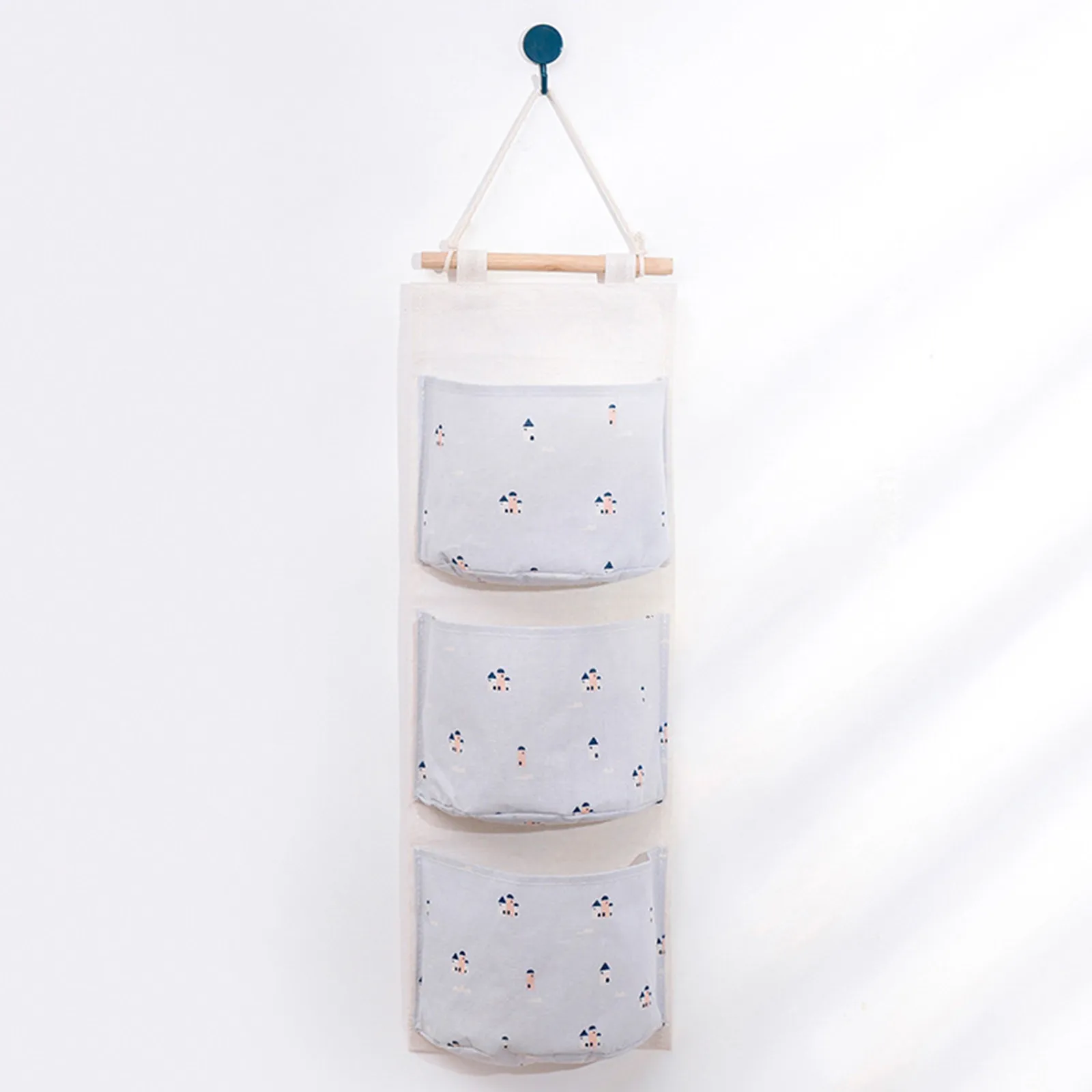 Настенная подвесная сумка 3 карманных вешалки для ванной комнаты Детская кармана