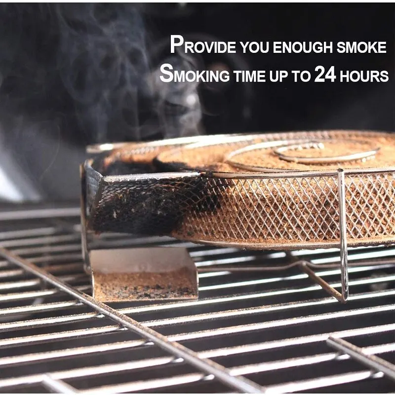 Коробочка для барбекю генератор холодного дыма приготовления семги бекона рыбы