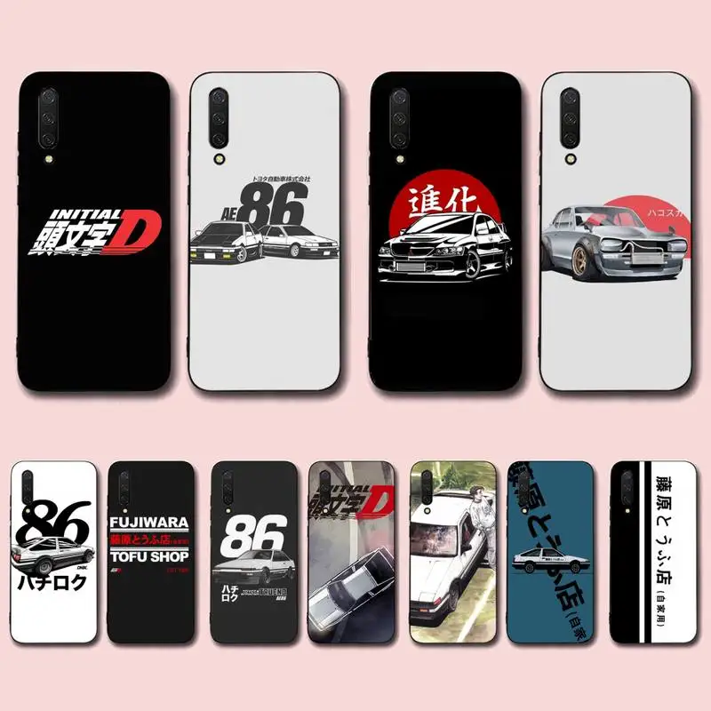 

FHNBLJ INITIAL D Phone Case for Xiaomi mi 5 6 8 9 10 lite pro SE Mix 2s 3 F1 Max2 3