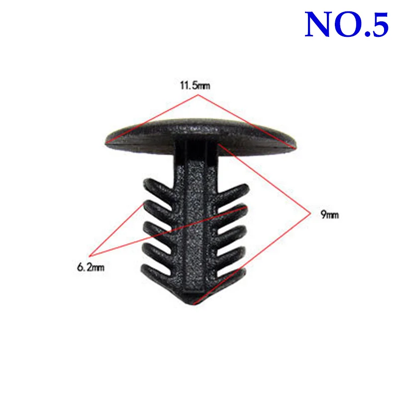 Заклепки пластиковые универсальные для автомобиля крепежи на крышу
