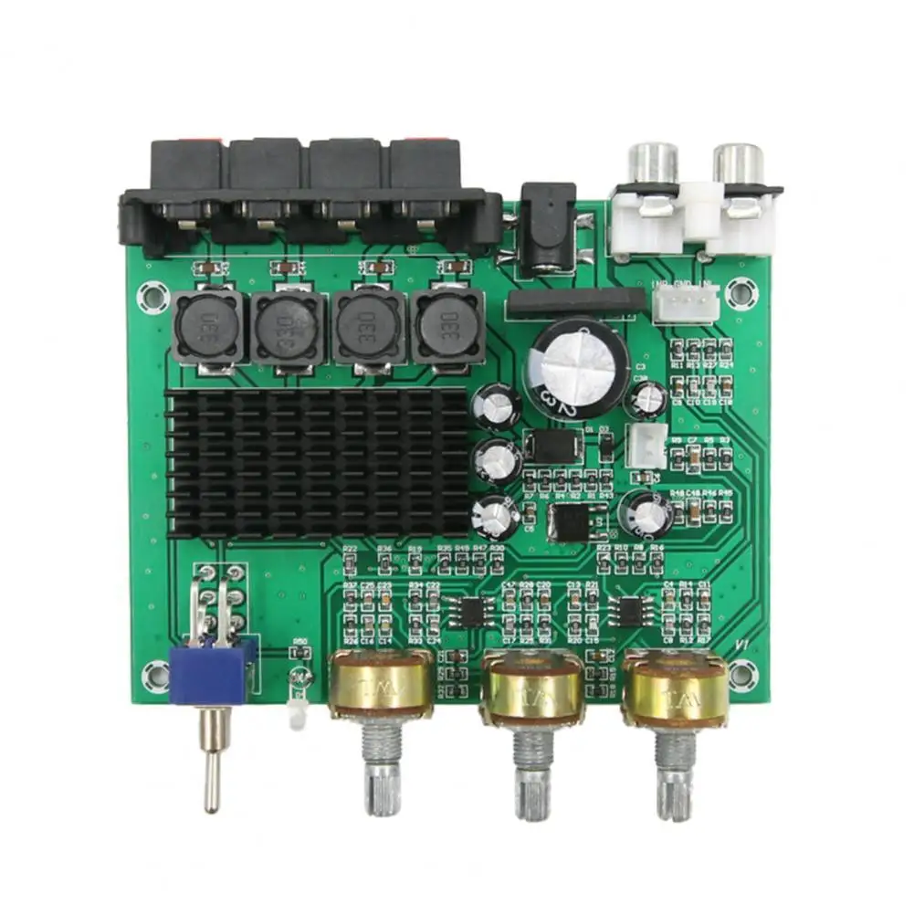 XH-M570 Мощность усилитель двухканальный стереовыход Прозрачная крышка PCB чистый