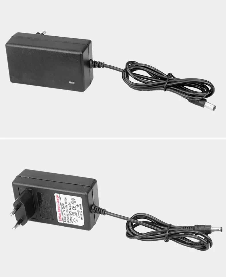 Комплект велосипедных ламп Батарея коробка 8,4 V 5V двойной Напряжение Выход для 2/4/6 18650/26650 Батарея W/ремень Дополнительный 100-240V адаптер настрящая огонь