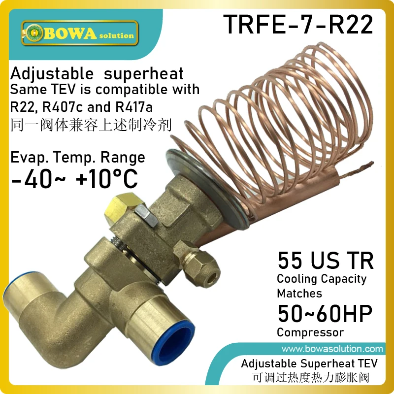 Термостатические расширительные клапаны 55TR R22 отлично подходят для 2