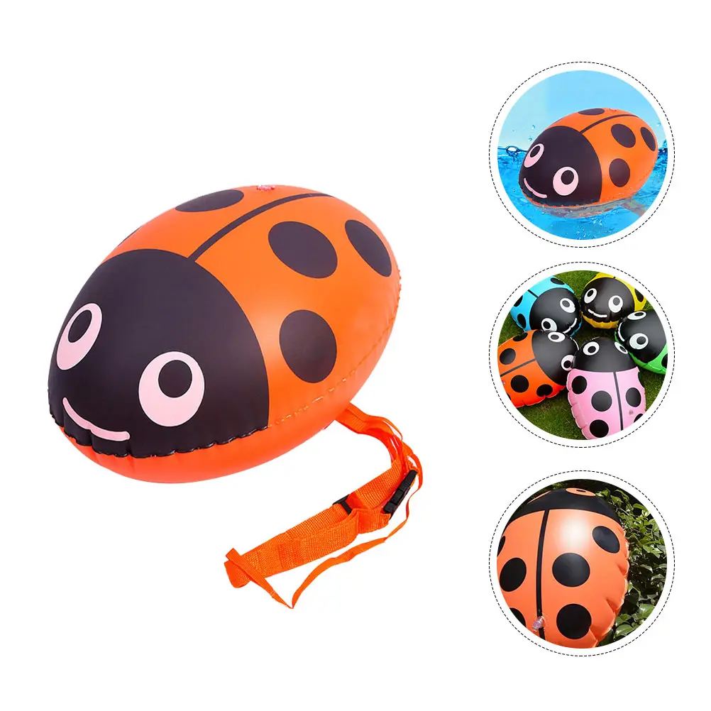 

Ladybug Shaped Swim Float Buoy Safety Float Swimming Bag for Open Water Swimmers