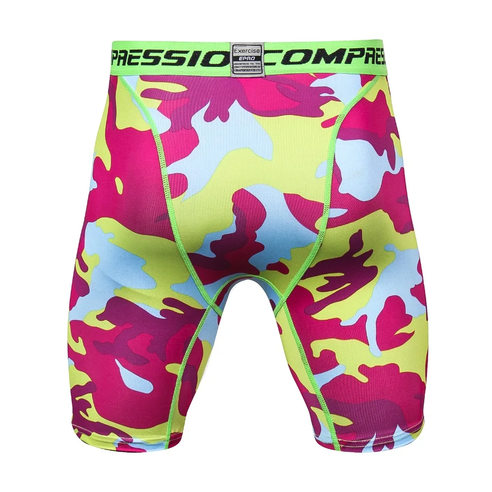 Для мужчин шорты Фитнес камуфляжные мужские Мужской Muscle Alive эластичные