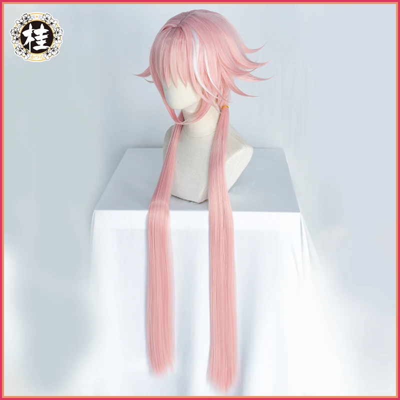 UWOWO игра Fate Grand Order/FGO Astolfo косплей парик 100 см длинный двойной хвост розовый Cos Hair |