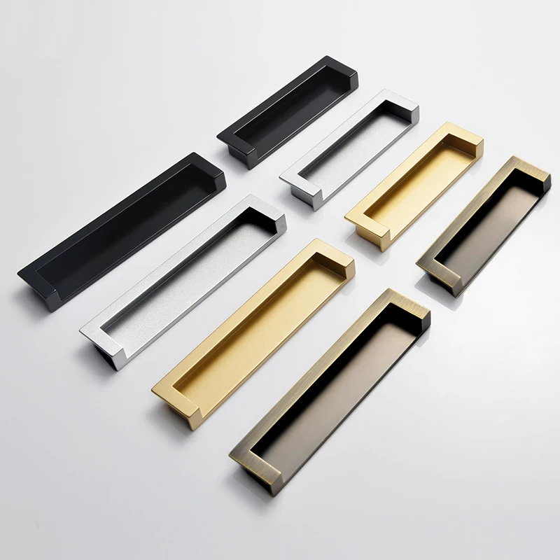 

Vintage Style Concealed Built-in Invisible Furniture Cabinet Pull Handle for Wardrobe