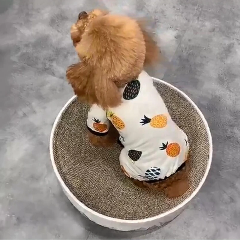 Пижама для собак милый щенок кошка одежда комбинезон удобный весна осень с