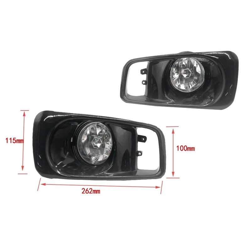 Подходит для 1999-2000 Honda Civic EK JDM белые линзы Противотуманные фары W Switch RH &amp LH |