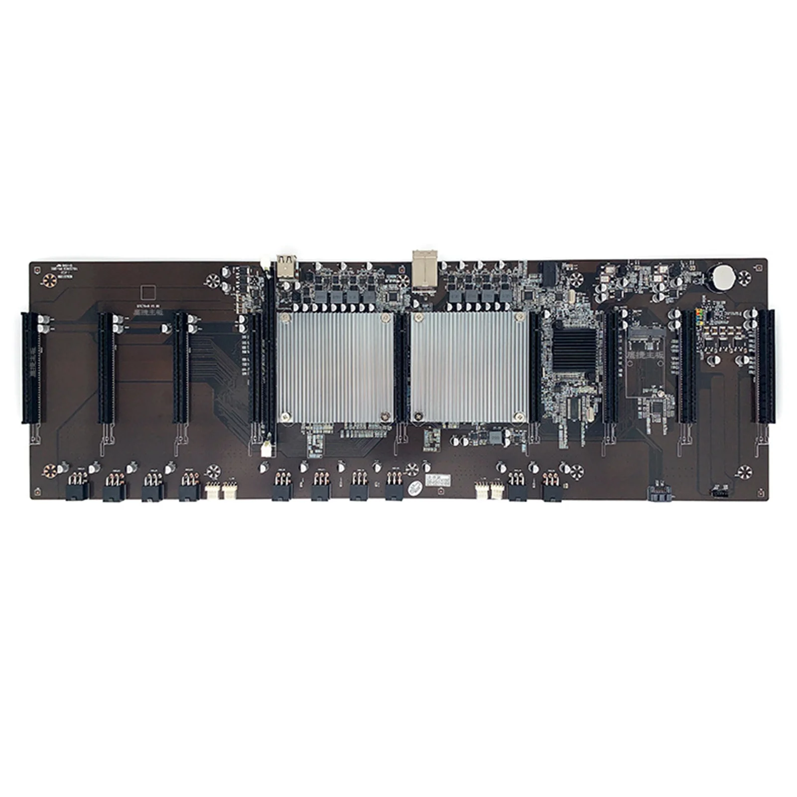 

ABS пластиковая USB 2,0 BTC-X79 двойной процессор для майнинга материнская плата 9 слотов карты 3060 графическая карта DDR3 новая 595x194 мм Печатная плата ...