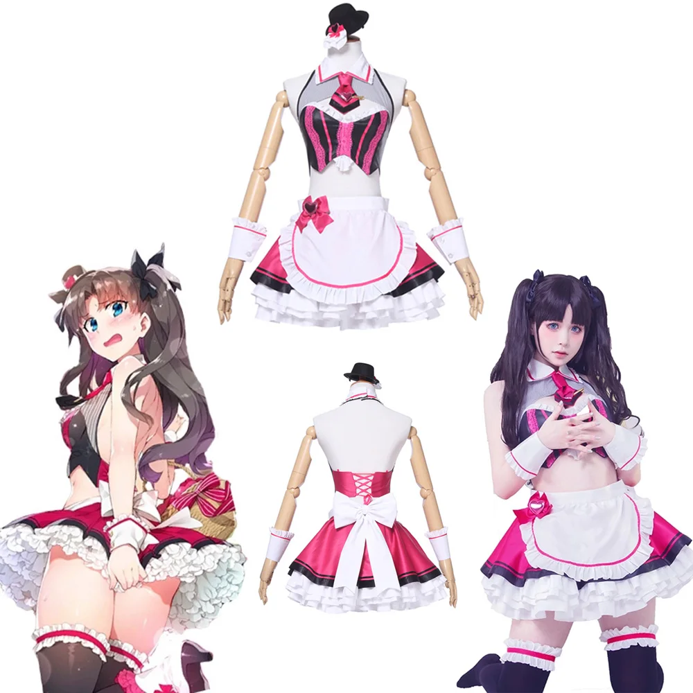 Новое поступление костюм для косплея из игры Fate Grand Order Tohsaka Rin уличные платья