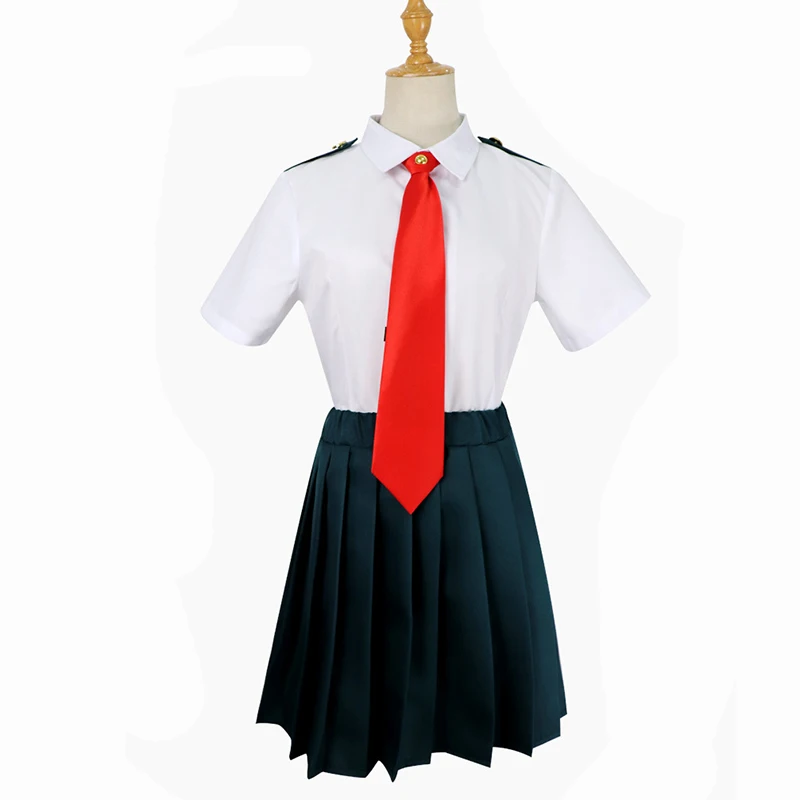 Boku No Hero Academia AsuiTsuyu Yaoyorozu Momo School Uniform My Academy OCHACO URARAKA Midoriya Izuku Cosplay Costume |