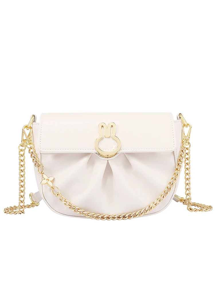 

TT Bag 2021 New Spring and Summer Portable Cross-Body Cloud Bag Small round Bag Versatile High Quality Chain