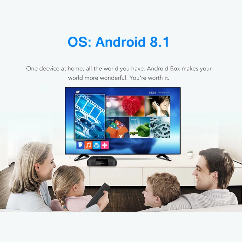 Wechip TX3 mini Smart TV BOX 2 ГБ/16 ГБ Tx3mini android 8 1 Amlogic S905W 4G &amp 5G Wifi Bluetooth версия Youtube HD |