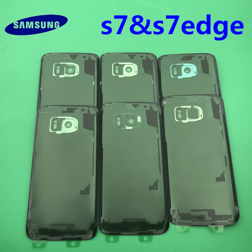 Сменная оригинальная задняя панель стеклянная Задняя для Samsung Galaxy s7 G930 S7 edge G935