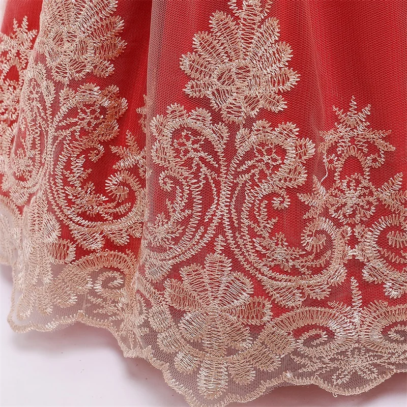 

Baby Tutu Princess Dress Girl 1 Year Birthday Dress Lace Red Bowknot Dresses For Girls Toddler Clothes Wedding Dress Vestido