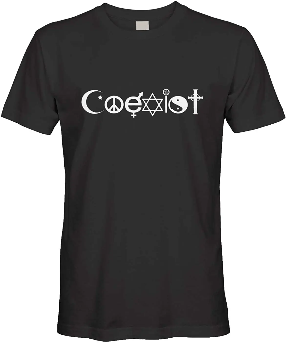 

Men's Black Coexist T-Shirt