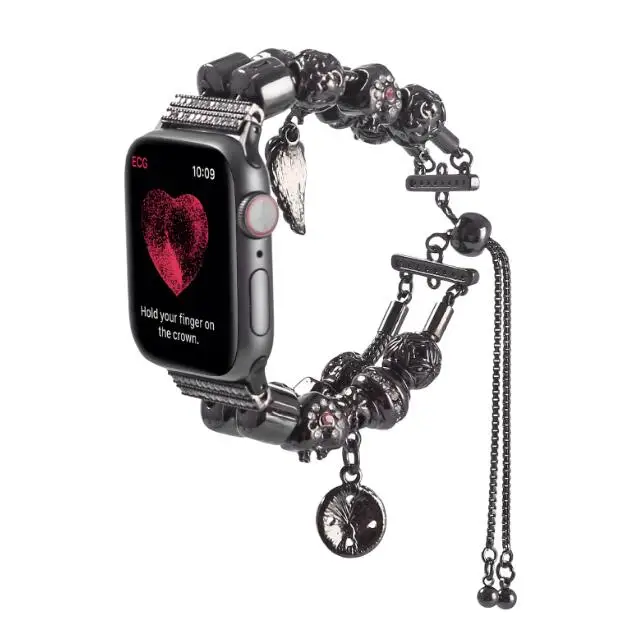 Ремешок ручной работы для apple watch series 1 2 3 4 драгоценный камень агат наручный ремешок для iwatch 38 мм 42 мм 40 мм 44 мм - Цвет ремешка: 2