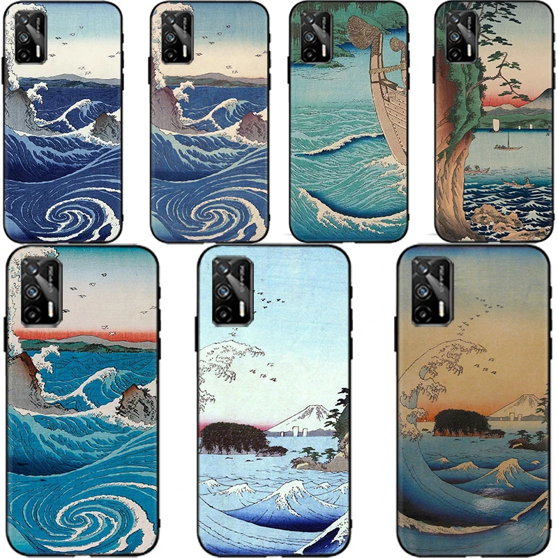 

Spray Waves Japan Culture Phone Case For OPP Realme GT Neo For 5G Spray Waves Japan Culture Coque Cases Funda