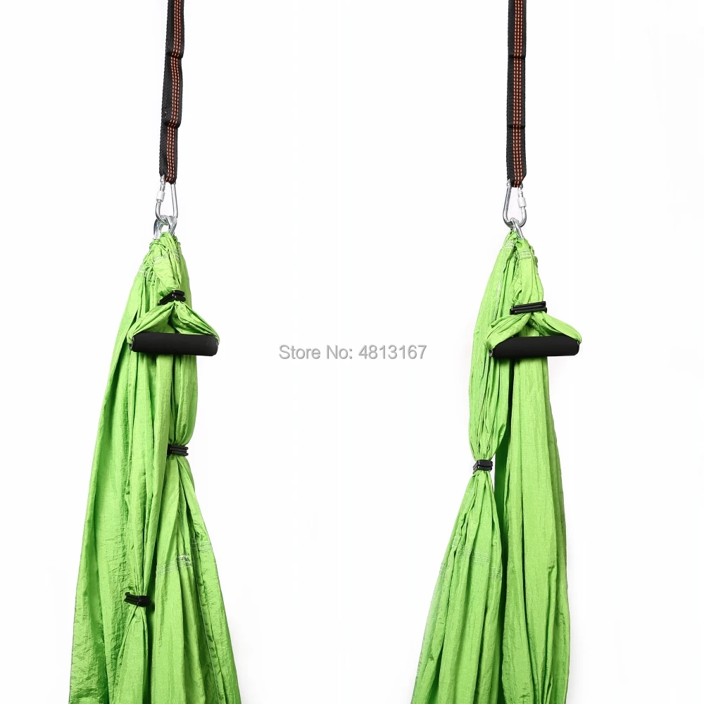 Подвесной гамак для аэройоги 6 ручек полный комплект подвесной пояс йоги