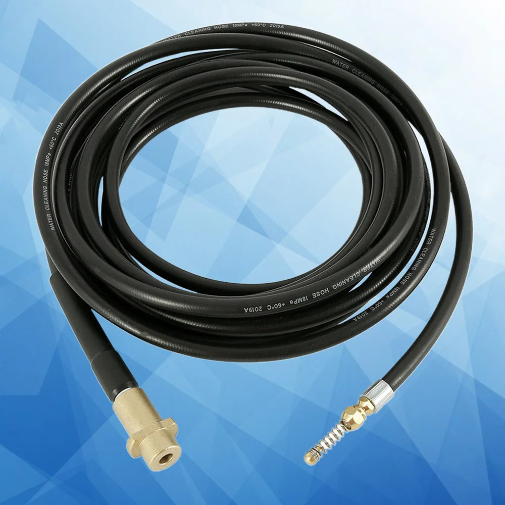 

1pc 6M Washer Pipe High Pressure Washing Machine Hose Sewage Sewer Dredging Cleaning Hose Compatible for Karcher K
