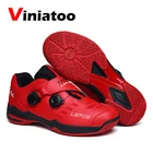 Кроссовки для бадминтона, Профессиональная теннисная обувь, быстросъемная обувь для мужчин и женщин, красные синие
