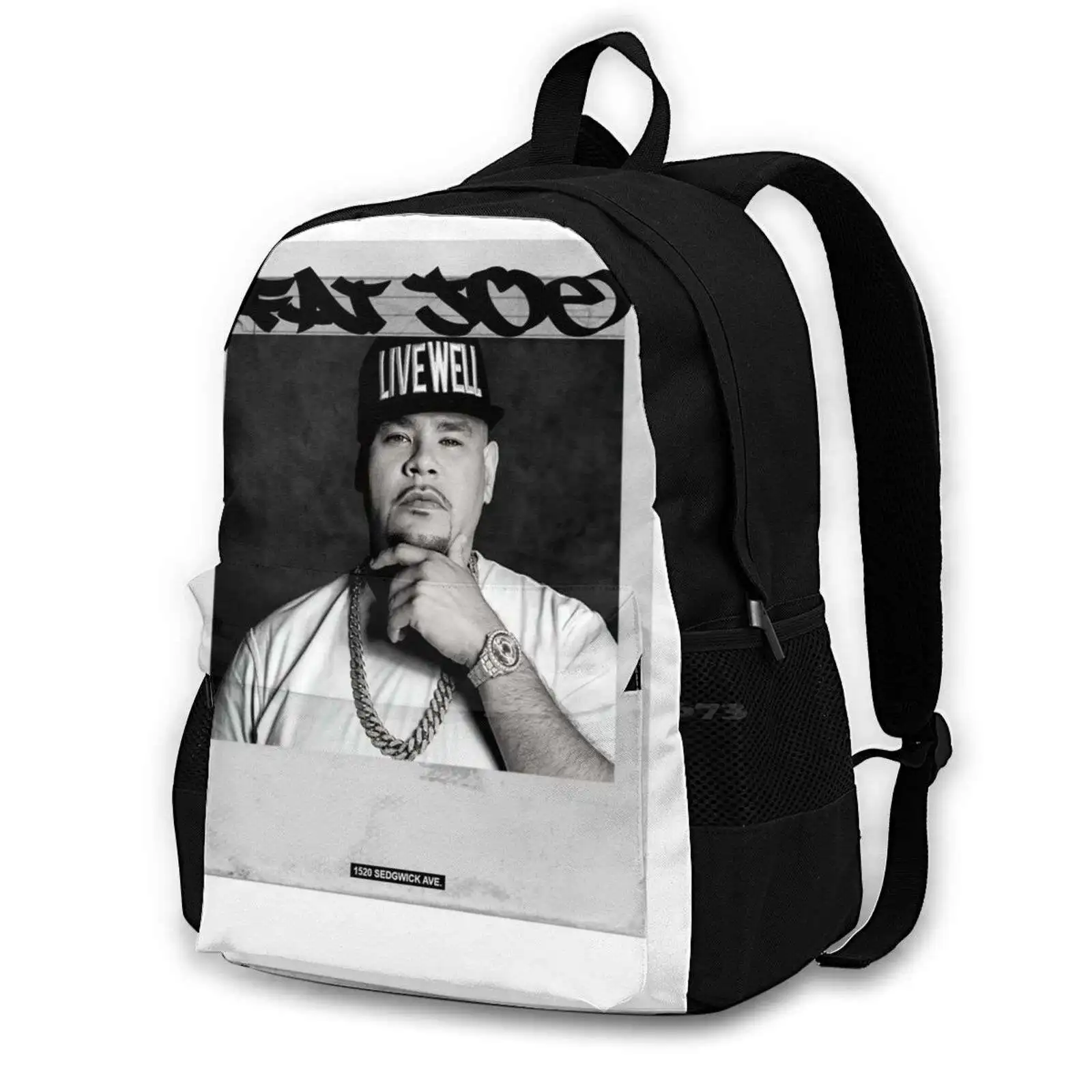 

Fat Joe Backpacks For School Teenagers Girls Travel Bags Rap Music Hip Hop R O All Flows Reach Out Rugged Man Music Boom Bap