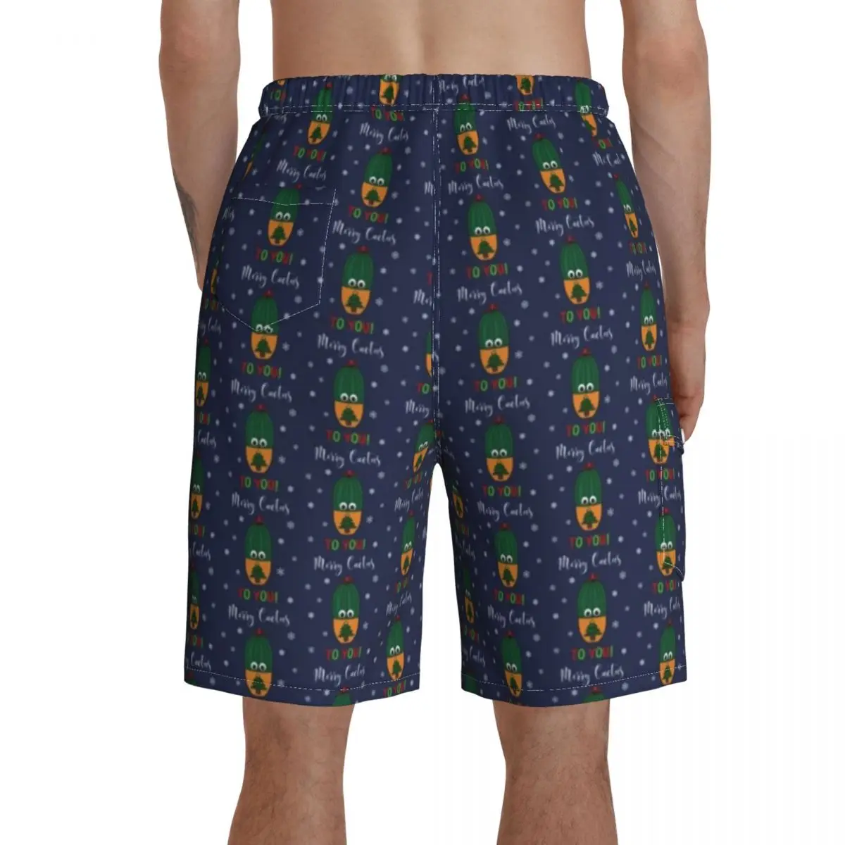 

Cactus Board Shorts Polyester Swimming Trunks Bathing Funny Men Swim Trunks