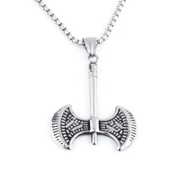 new slavic perun axe pendant necklace viking axe amulet nordic talisman jewelry gothic retro pagan pendant