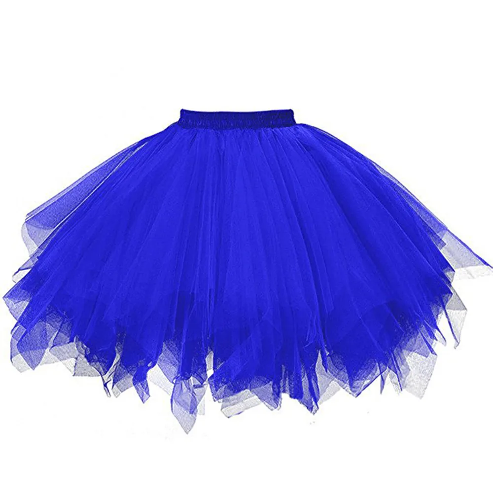 

Women Pleated Gauze Short Skirt Adult High Quality Tutu Dancing Skirt Ball Gown Pettiskirts Birthday Party Clothes Jupe Femme