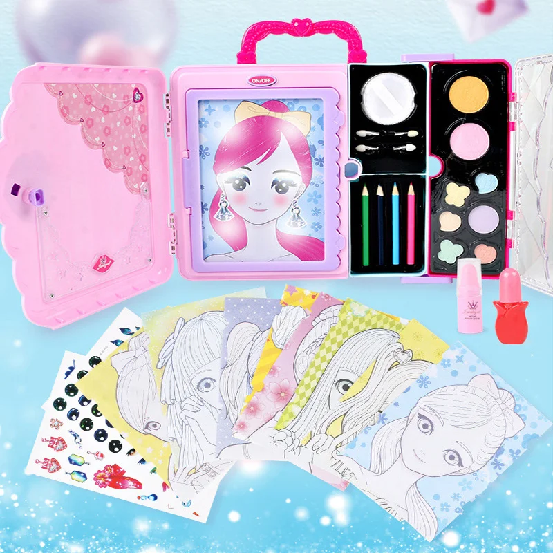 Детский Светильник доска для рисования игрушка девочек кукла