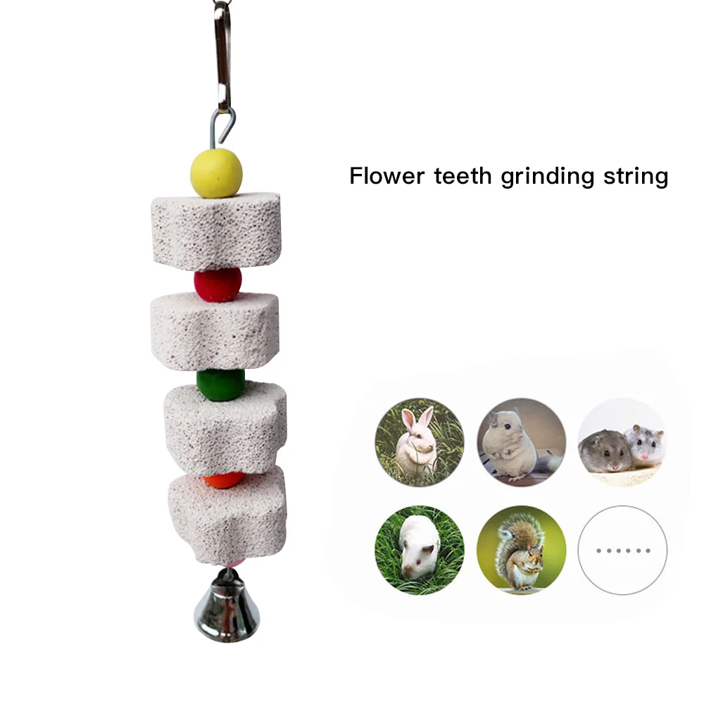 1 шт. подвесная жевательная игрушка для птиц попугай шлифовальный камень товары