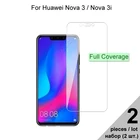 Закаленное стекло для Huawei Nova 3  Nova 3i HD, взрывозащищенное, полное покрытие, Защитное стекло для Huawei Nova 3 3i