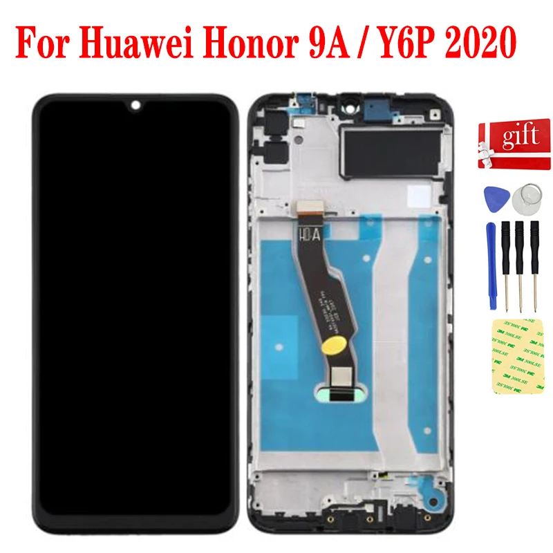 Для Huawei Honor 9A ЖК-дисплей экран панель модуль для Y6P 2020 сенсорный дигитайзер