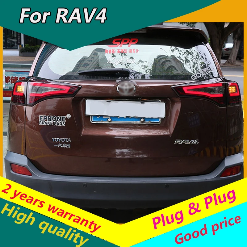 

Car Styling for Toyota RAV4 Taillights 2013-2015 for RAV4 LED Tail Lamp+Turn Signal+Brake+Reverse LED light