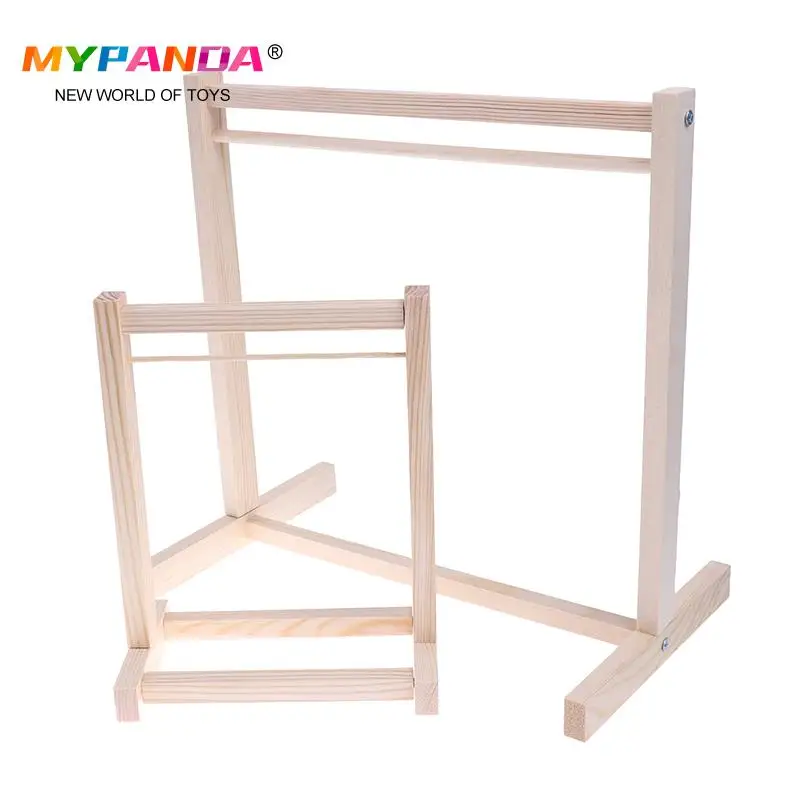 

1pc Doll Wooden Clothes Rack Garment Organizer Hangers for Dolls Handbag Clothes Doll House Accessories
