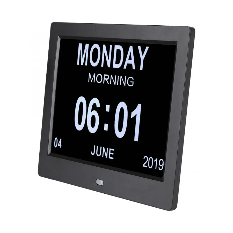 8 дюймовая многофункциональная цифровая фоторамка Smart WiFi часы прогноз погоды TFT