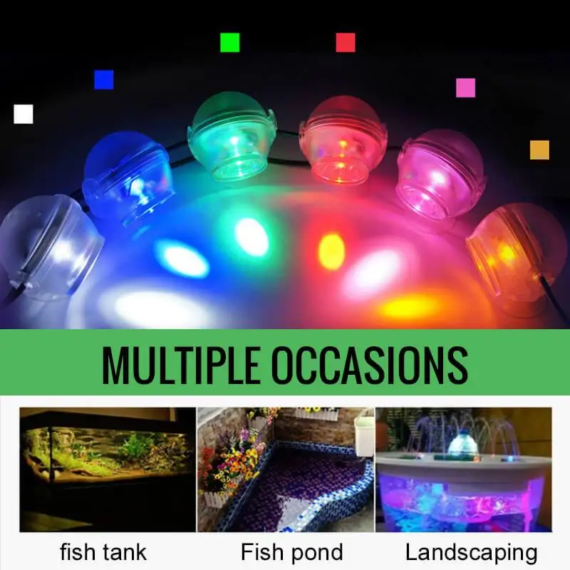 

LED Fish Tank Diving Light Aquarium Light Waterproof Fish Tank Light Underwater Fish Lamp Aquariums Decor Lighting Plant Lamp