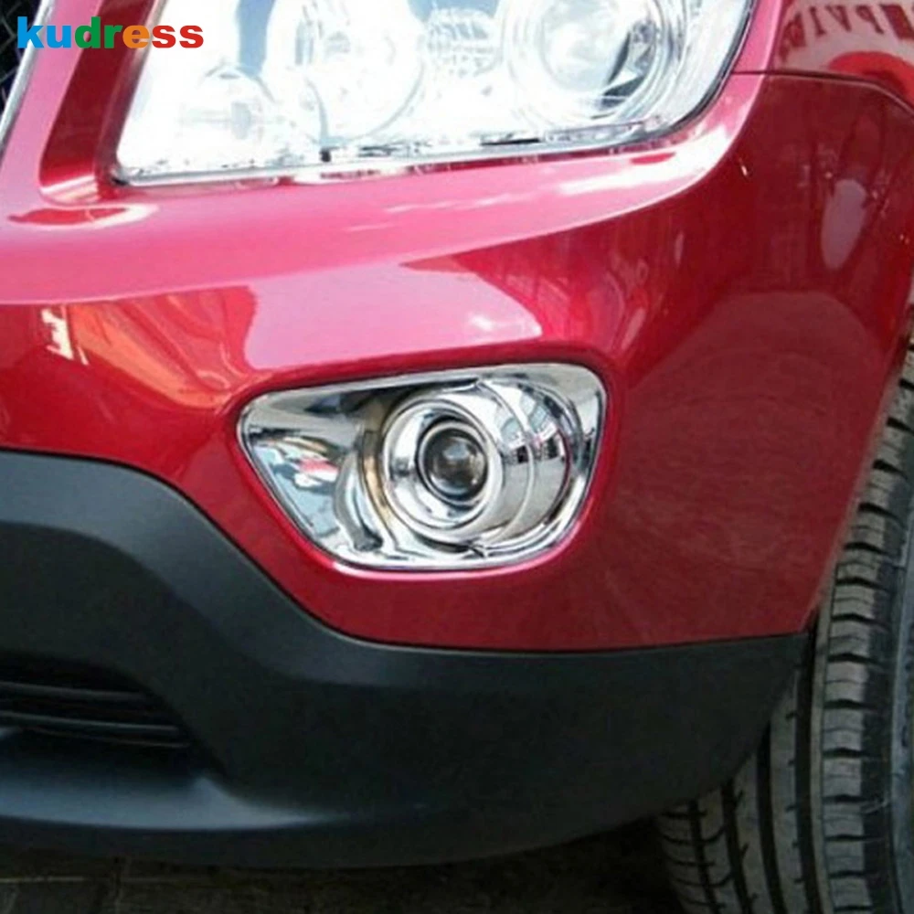 Крышка для передних противотумансветильник р Jeep Compass 2011 2012 2013 2014 ABS хромированная
