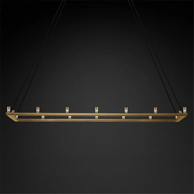 

Люстра В нордическом стиле, длинная линия, для столовой, гостиной, постмодернистская, креативная, для одежды, магазина, кофейни, лампы