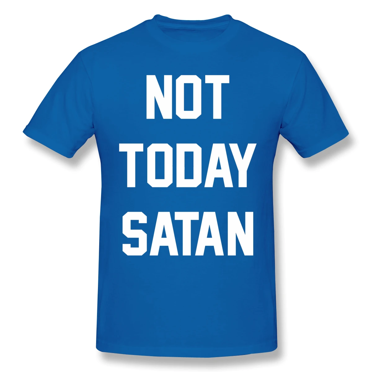 

Not Today T Shirt Red T-Shirt Not Today Satan Design Men Fashion Short Sleeve