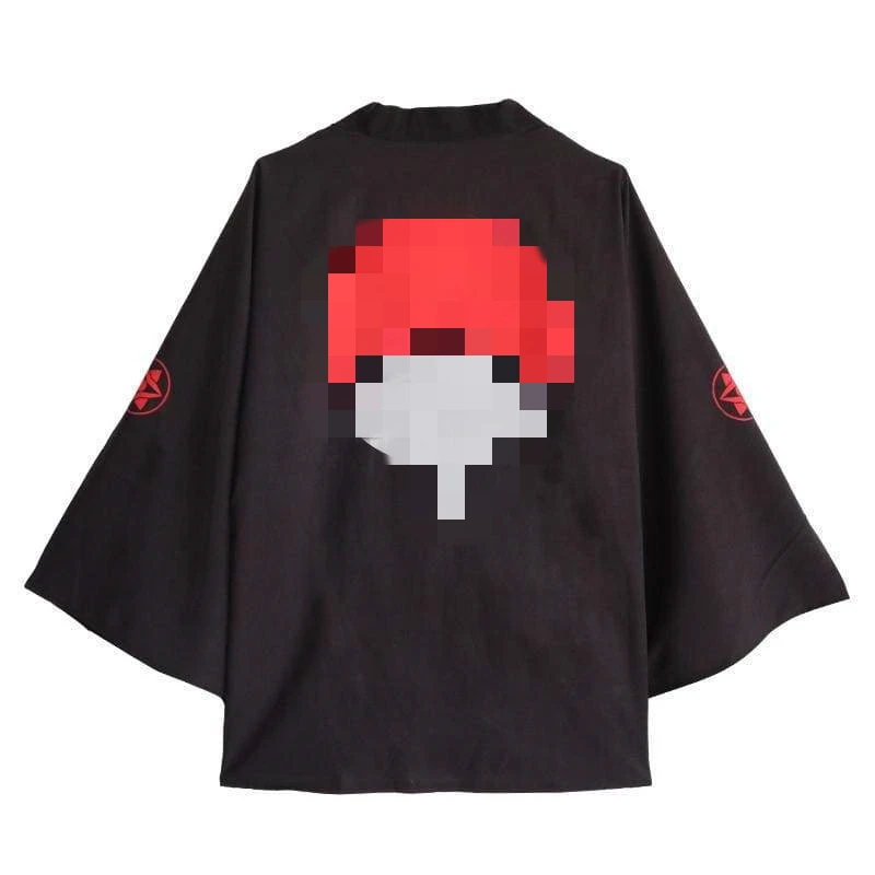 Новый костюм для косплея Hokage ниндзя Какаси Шаринган накидка символ хаори учихи